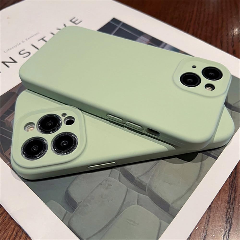 iPhone13 Proケース シリコンケース　iPhoneケースミントグリーン Amazon.co.jp: 【横トナ】iPhone 13用 シリコンケース 【ミント